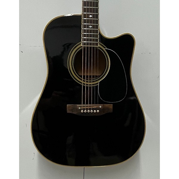 Vintage Takamine Vintage 1990 Takamine EF341C Black Acoustic Electric Guitar