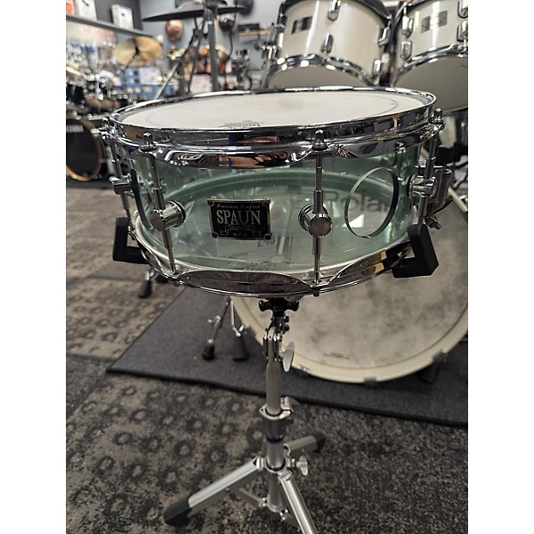 Used Spaun Used Spaun 5X13 ACRYLIC Drum AQUA GREEN