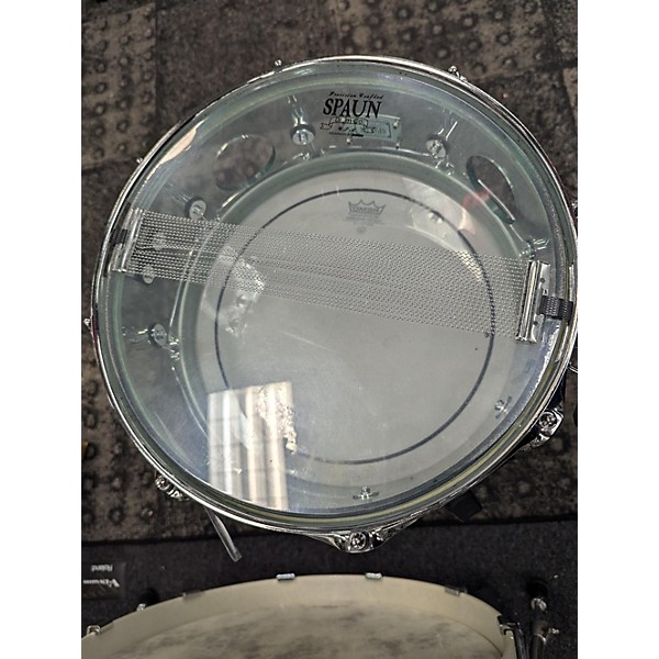 Used Spaun Used Spaun 5X13 ACRYLIC Drum AQUA GREEN