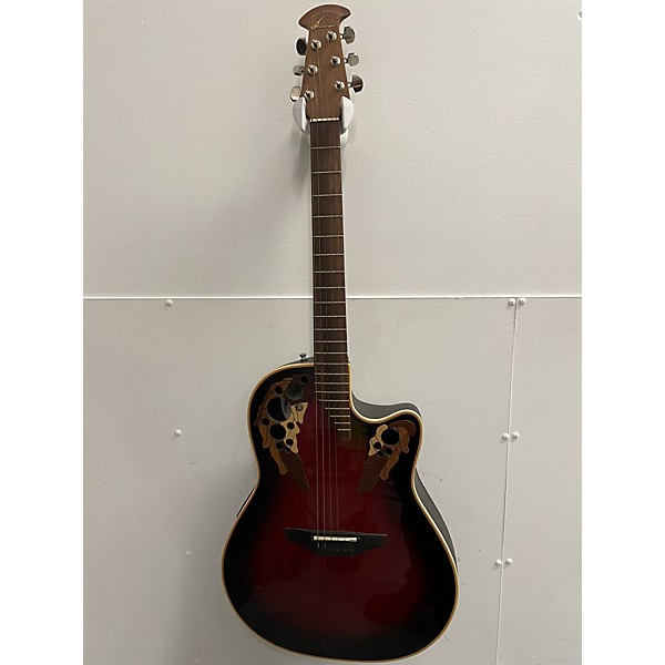 Used Used Ovation 6778 Lx Standard Elite Red Burst Acoustic Electric Guitar  Red Burst | Guitar Center