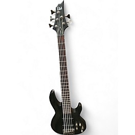 Used Esp LTD B205SM 5 String Satin Black Electric Bass Guitar