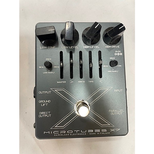 Used Darkglass Microtubes X7 Bass Effect Pedal