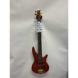 Used Ibanez Used Ibanez SR805 5 String Amber Electric Bass Guitar