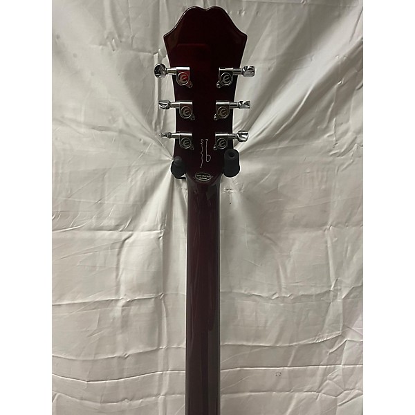 Used Epiphone Used Epiphone Noel Gallagher Rivera Dark Wine Red Hollow Body Electric Guitar