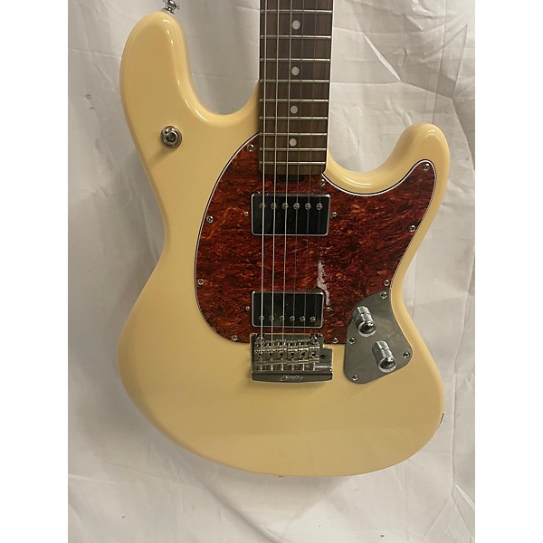 Used Sterling by Music Man Used Sterling By Music Man Stingray Buttercream Solid Body Electric Guitar