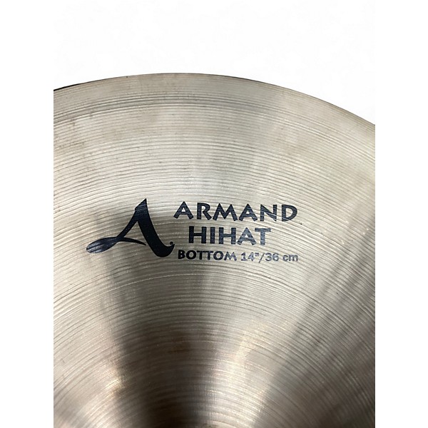 Used Zildjian Used Zildjian 14in Armand Hi Hat Cymbal