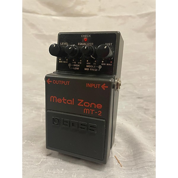 Used BOSS MT2 Metal Zone Distortion Effect Pedal