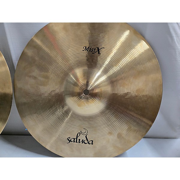 Used Saluda Used Saluda 14in Mistx Pair Cymbal