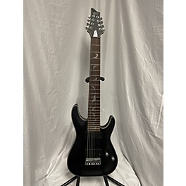 Used Schecter Guitar Research Used Schecter Guitar Research Damien Platinum 8 Black Solid Body Electric Guitar