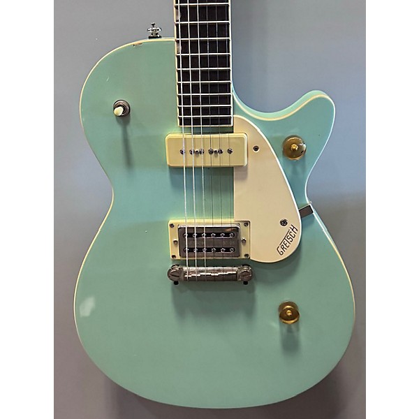 Used Gretsch Guitars Used Gretsch Guitars G2215-P90 Streamliner Junior Surf Green Solid Body Electric Guitar