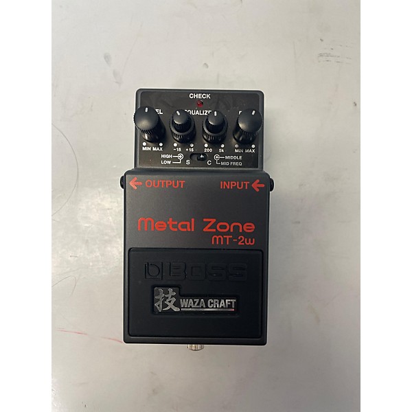 Used BOSS MT2W Metal Zone Waza Craft Effect Pedal