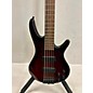 Used Ibanez Used Ibanez GSR205 5 String Maroon Electric Bass Guitar