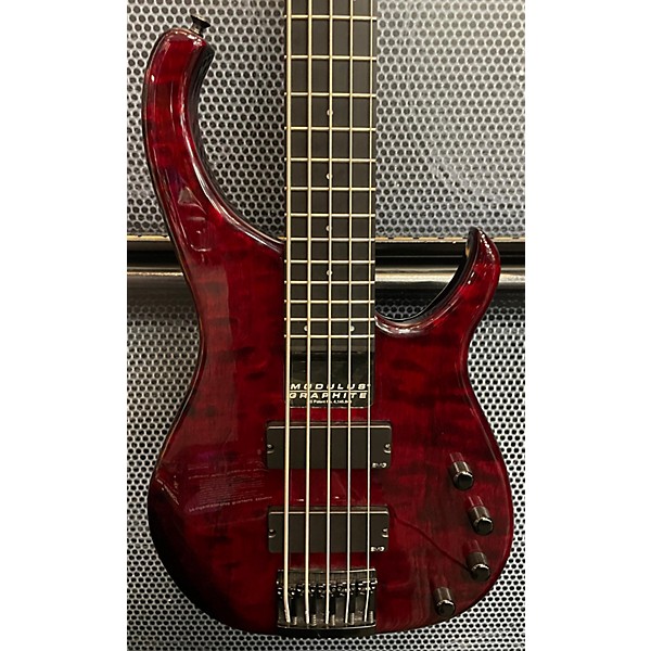 Used Modulus Guitars Used 1990s Modulus Guitars Graphite Red Electric Bass Guitar