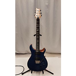 Used PRS Used PRS SE Custom 24 Blue Solid Body Electric Guitar