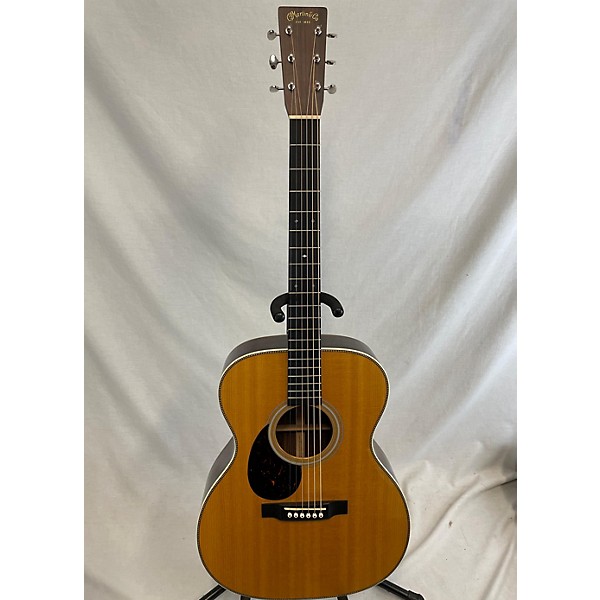 Used Martin OM28E Retro Left Handed Acoustic Electric Guitar