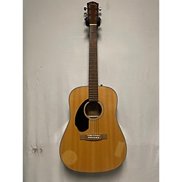 Used Fender Used Fender CD60S Left Handed Natural Acoustic Guitar