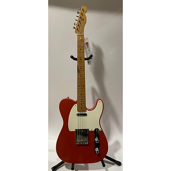 Used Fender Used 2019 Fender Vintera 60s Telecaster Bigsby Fiesta Red Solid Body Electric Guitar