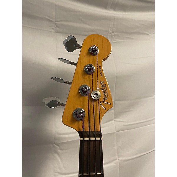 Used Fender Used Fender American Professional II Jazz Bass Silver Electric Bass Guitar