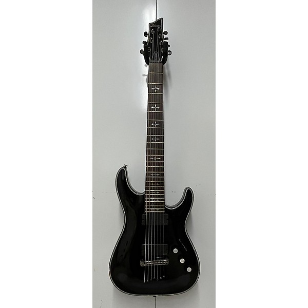 Used Schecter Guitar Research Used Schecter Guitar Research Hellraiser Diamond Series 7 String Black Solid Body Electric G...