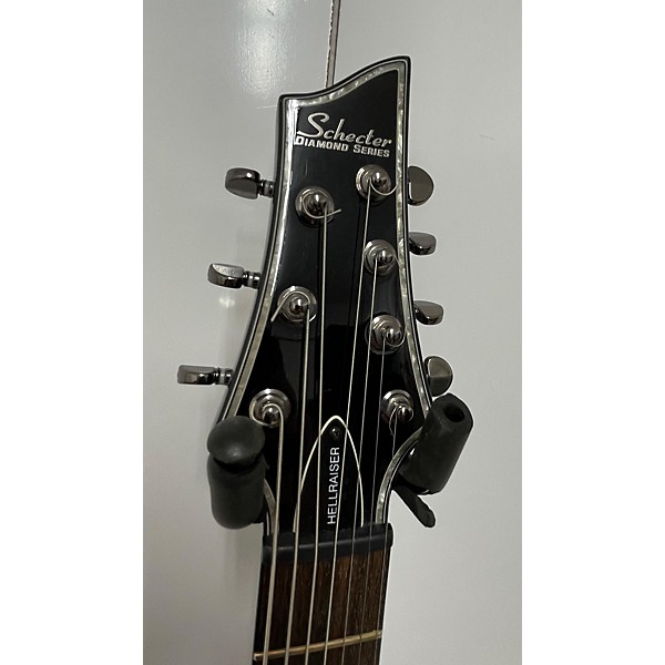 Used Schecter Guitar Research Used Schecter Guitar Research Hellraiser Diamond Series 7 String Black Solid Body Electric G...