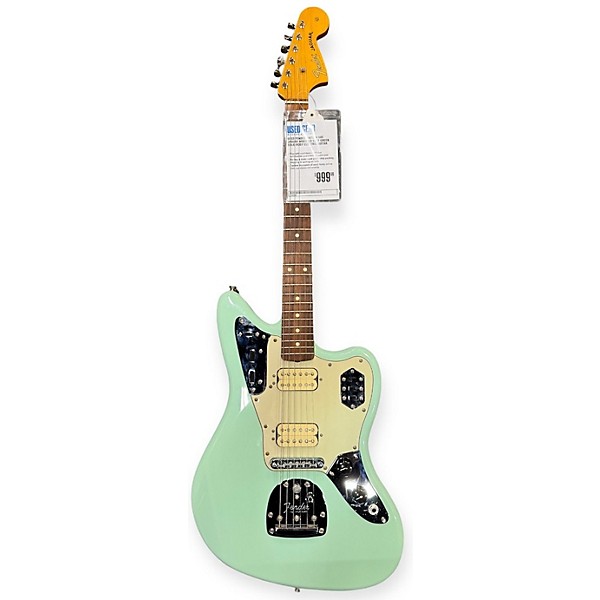 Used Fender Used Fender Vintera 60s Jaguar Modified Surf Green Solid Body Electric Guitar