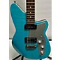 Used Reverend Double Agent FMT Blue Solid Body Electric Guitar