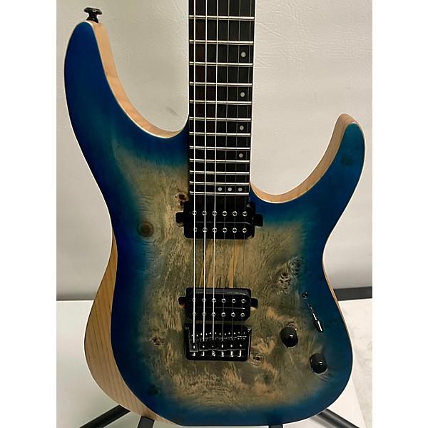 Used Schecter Guitar Research Used Schecter Guitar Research Reaper 6 Blue Burst Solid Body Electric Guitar