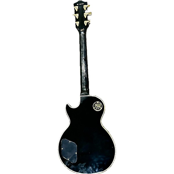 Used Gibson Used Gibson Les Paul Custom Black Solid Body Electric Guitar