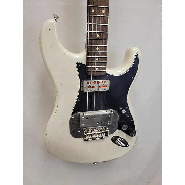 Used Waterslide Used Waterslide S-style Coodercaster Antique White Solid Body Electric Guitar