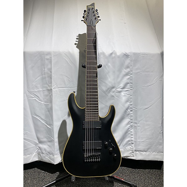 Used Schecter Guitar Research Used Schecter Guitar Research Blackjack ATX C8 Satin Black Solid Body Electric Guitar