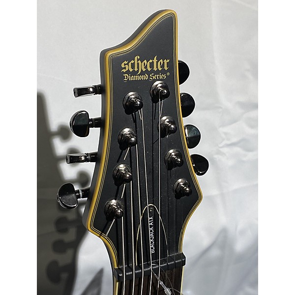 Used Schecter Guitar Research Used Schecter Guitar Research Blackjack ATX C8 Satin Black Solid Body Electric Guitar