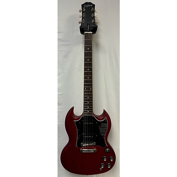 Used Epiphone SG Classic Solid Body Electric Guitar Cherry Guitar Center