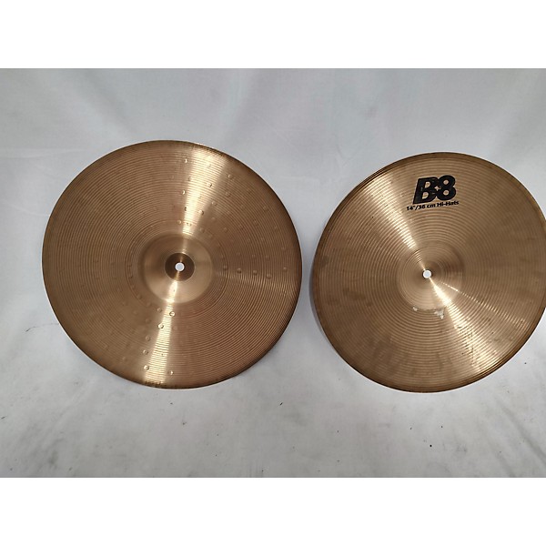 Used SABIAN Used SABIAN 14in B8 Hi Hat Pair Cymbal