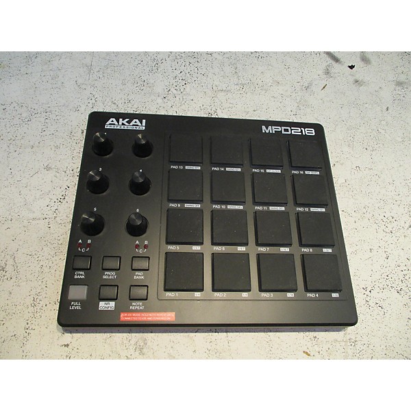 Used Akai Professional Used Akai Professional MPD218 MIDI Controller