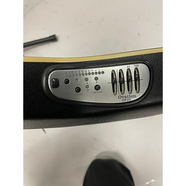 Used Ovation CC057 Celebrity Acoustic Electric Guitar Black Guitar Center