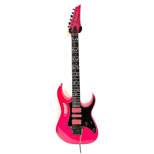 Used Ibanez Used Ibanez JEMJR Pink Solid Body Electric Guitar