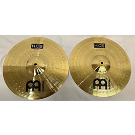 Used MEINL 14in HCS Hi Hat Pair Cymbal