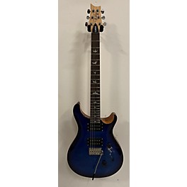 Used PRS Used 2022 PRS CM4TS SE Custom 24 Sapphire Blue Trans Solid Body Electric Guitar