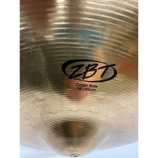 Used Zildjian 18in ZBT Crash Ride Cymbal