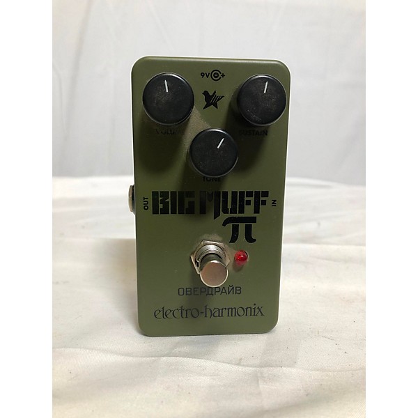 Used Electro-Harmonix Green Russian Big Muff Pi Fuzz Effect Pedal