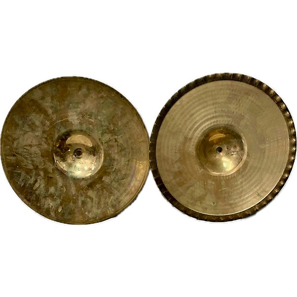 Used Zildjian 16in A Custom Mastersound Hi Hat Pair Cymbal