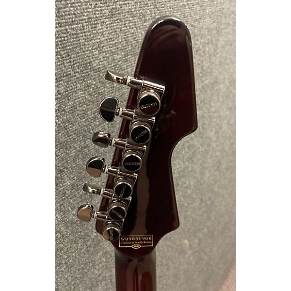 Used Schecter Guitar Research Used 2009 Schecter Guitar Research AVENGER HELLRAISER DIAMOND SERIES LEFT HANDED Trans Red S...