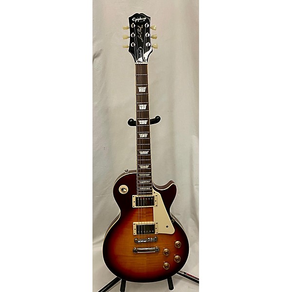 Used Epiphone Used Epiphone Les Paul Standard Cherry Sunburst Solid Body Electric Guitar