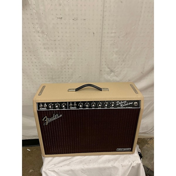 Used Fender Used Fender Tone Master Deluxe Reverb Creamback Tube Guitar Combo Amp