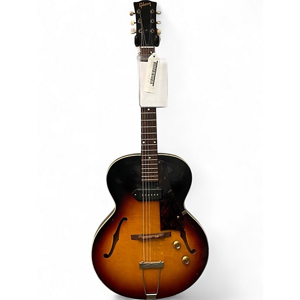 Vintage 1960s Gibson ES-125 2 Color Sunburst Solid Body Electric Guitar