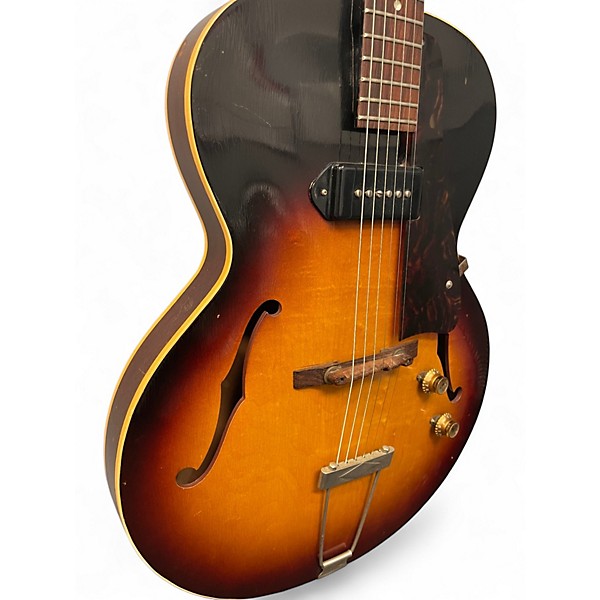 Vintage 1960s Gibson ES-125 2 Color Sunburst Solid Body Electric Guitar