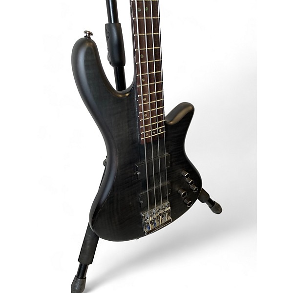 Used Schecter Guitar Research Used Schecter Guitar Research stilleto studio 4 Trans Black Electric Bass Guitar