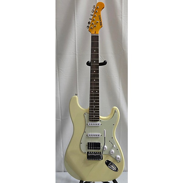 Used Used Gearit Strat Hss Olympic White Solid Body Electric Guitar