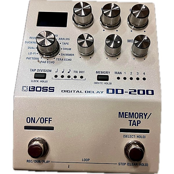 Used BOSS 2019 DD200 Digital Delay Effect Pedal