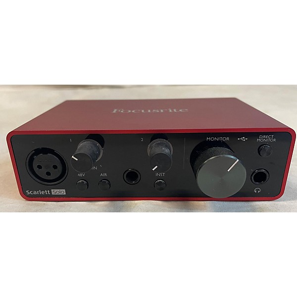 Used Focusrite Scarlett Solo Gen 3 Audio Interface